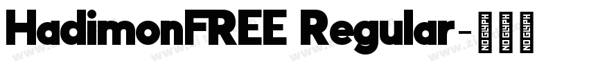 HadimonFREE Regular字体转换